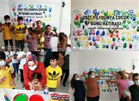 Dünya Çocuk Gününü Hediyelerle ve Boyama Etkinliği Yaparak Kutladık